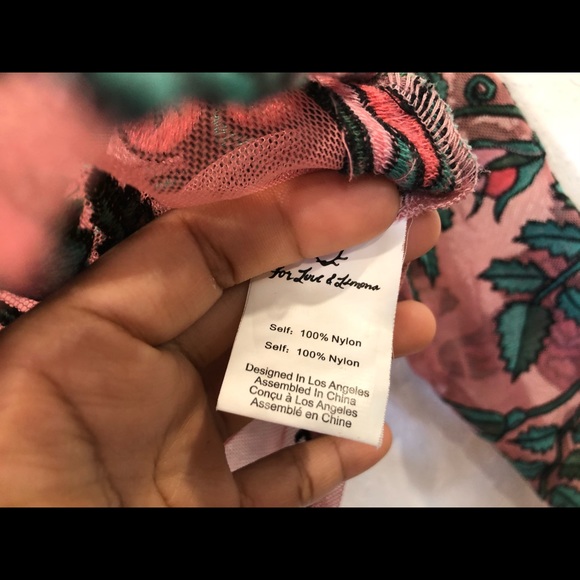 Rare For Love and Lemons Flower Orchid Crop Top Size XS & S EUC - Picture 14 of 14